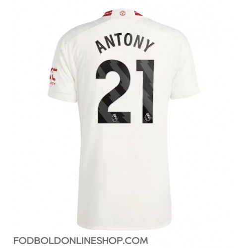 Manchester United Antony #21 Tredjetrøje 2023-24 Kortærmet